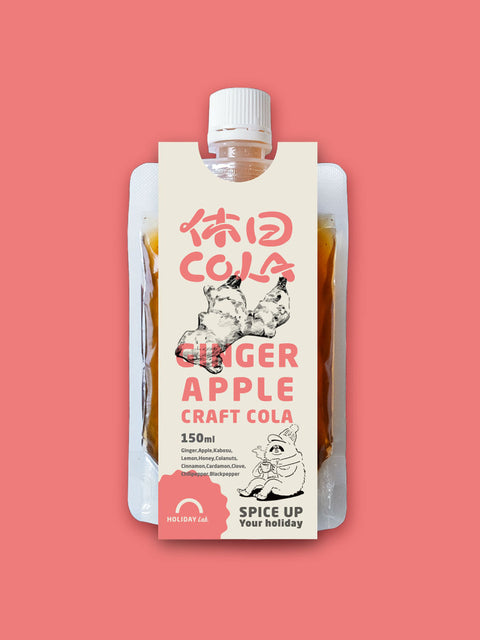 休日COLA GINGER APPLE パウチ 150ml【1本】